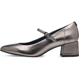 TAMARIS Damen Pumps Blockabsatz Vegan; Pewter, EU 38
