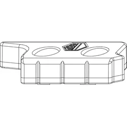 MM Hebeteil Falzluft 12 mm Eurofalz 18 mm 9V silber links (356299)