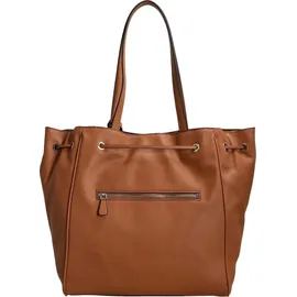 GUESS Schultertasche Calebra Drawstring Tote Cognac