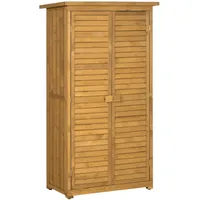 Outsunny Geräteschrank 0,47 x 0,87 m Natur