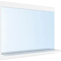 [en.casa] Spiegel, Badezimmerspiegel Krildihana 60x50x12 cm Weiss 60 x 50 cm)