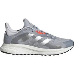 ADIDAS Damen Laufschuhe SOLAR GLIDE 4 ST, Grau/Silber/Neonrot/Weiß/Schwarz, 38