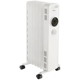 Midea NY1507-20M Öl-Radiator (1500 Watt, Raumgröße: 10 m2) - Weiß