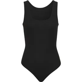 Copenhagen Studios Stringbody COPENHAGEN STUDIOS "mit hochwertiger Logostickerei", Damen, Gr. M (38), N-Gr, schwarz, Feinripp, Obermaterial: 96% Baumwolle, 4% Elasthan, bestickt, unifarben, Basic, bequem, tiefer Rundhals, Bodys Stringbody, aus gerippter Bio-Baumwollqualität