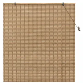 vidaXL Rollo Natur 160 x 160 cm Bambus/braun