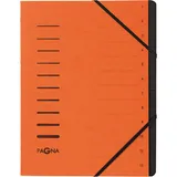 Pagna Ordnungsmappe 12 Fächer orange,