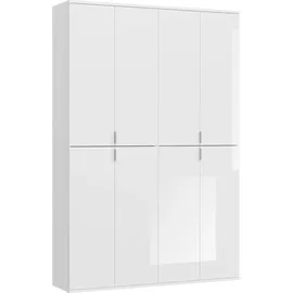 xonox home Projekt X Garderobenschrank 122 x 34 x 193 cm weiß