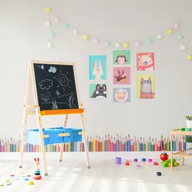 Teamson Kids Vangogh Kinder Staffelei 1 St. Blau/Grün