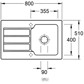 Villeroy & Boch Architectura 45 fossil + Handbetätigung