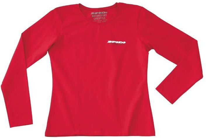 Spidi Font Long Lady T-Shirt, rot, Größe S