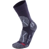 UYN Winter Merino Trekking Socken, Anthracite melange/black 35/38