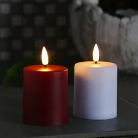 MARELIDA LED Mini Kerze 10 cm weiß