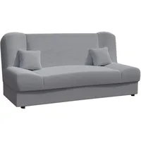 Mirjan24 Schlafsofa Jonas, Sofa mit Bettkasten und Schlaffunktion, Bettsofa, Dauerschläfer-Sofa, Schlafcouch, Materialmix, Couch vom Hersteller, Wohnlandschaft (Bristol 2460)