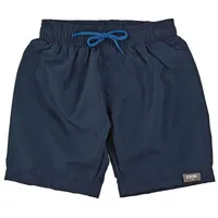 Sterntaler Badeshorts Uni – UV-Schutz 50+ Schwimmhose – Jungen Beachwear schnelltrocknend – Kinder Badehose mit Kordelzug und Windeleinsatz bis Größe 86/92 – Marine, Größe 80 - 80