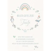 Butzon & Bercker Grußkarte - Alles Gute zur Taufe