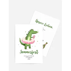 Einladung zum Sommerfest selbst gestalten mit Spruch und Fotos im Onlinedesigner bei Meine-Kartenmanufaktur.de