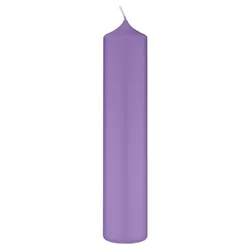 Kopschitz Kerzen Altarkerzen, Kaminkerzen Veilchen 200 x Ø 60 mm, 4 Stück, Kerzen mit Dornbohrung in RAL Kerzengüte Qualität