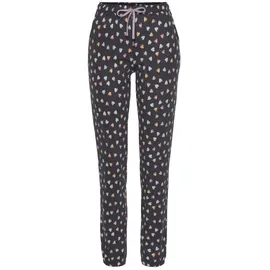 VIVANCE DREAMS Damen Pyjama anthrazit, anthrazit- gemustert Gr.44/46