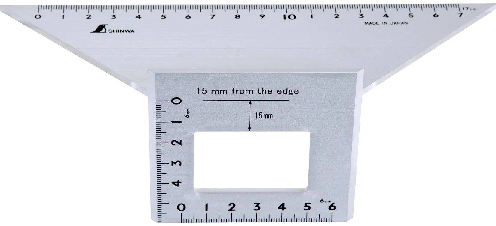 FAMEX 12568 Shinwa 3-D-Gehrungswinkel (Doppelwinkel) 45° (32724)