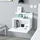 Livetastic Nachtschrank Hades 39,8 x 35 x 31,6 cm Weiß