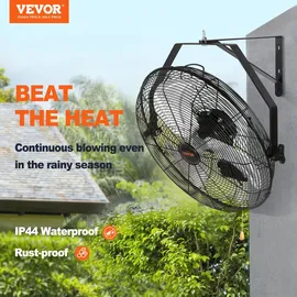 Vevor 57 cm Wandventilator Schwarz