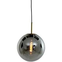 Light&living Medina 1-flg. 40 cm schwarz Glas