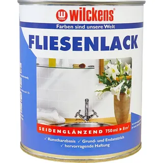 Wilckens Fliesenlack Weiß seidenglänzend 0,75 l
