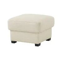Bobb Hocker mit Boxspringpolsterung Lisa de Luxe ¦ creme