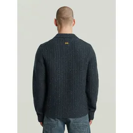 G-Star Polo Collar Half Zip Knit Blau XXL