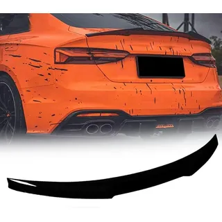 Olgyn Heckspoiler Für Audi A5 B9 S5 Sline Sportback 2017–2020, Limousine, Schrägheck, 4-Türig, Fiberglas-Abs, Glänzend Schwarz