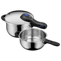 WMF Perfect Plus One Pot Schnellkochtopf-Set, 22 cm, 4,5 und 3,0 Liter