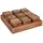 Atmosphera Tic Tac Toe-Spiel 23 x 23 cm aus Mangoholz
