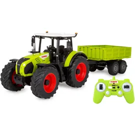 Jamara RC-Landmaschine Claas Arion 660 mit Kippanhänger 1:24 2,4GHz RTR grün (405360)