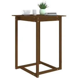 vidaXL Bartisch 80 x 80 x 110 cm Honigbraun