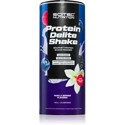 Scitec Nutrition Protein Delite Shake Mischung zur Zubereitung von Cocktails mit Eiweiß Geschmack Vanilla Berries 700 g