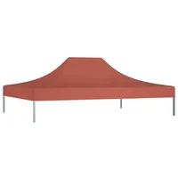VidaXL Partyzelt-Dach 4x3 m Terrakotta-Rot 270 g/m2