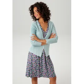 Aniston CASUAL Strickjacke ANISTON CASUAL Blau 42
