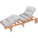 Sellbee Liegenauflage 200 x 55 x 8 cm grau 1 St.