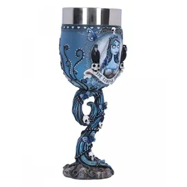 Nemesis Now Corpse Bride Kelch Emily 21 cm - Blau/Silber/Schwarz