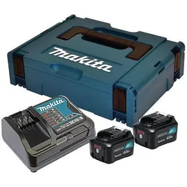 Makita Energy Kit 197641-2 2x BL1041B + DC10SB