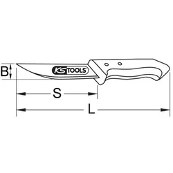 BRONZEplus Messer, verstärkte Ausführung, 300mm