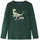 vidaXL Kinder Langarmshirt Dinosaurier Druck Langarm T-Shirt Jungen Dunkelgrün 92 - 92