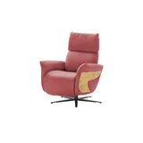 HIMOLLA Relaxsessel Leder 77 x 84 x 101 cm Rot