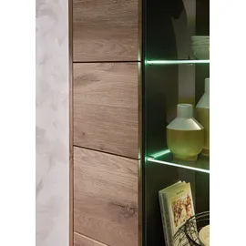 Innostyle Vitrine Bellano 80 x 38 x 202 cm Braun