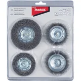 Makita Rundbürsten-Set 4-tlg. Stahl 100 mm