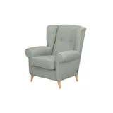 Max Winzer Ohrensessel Anton Flachgewebe 88 x 99 x 0 cm Grau