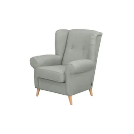 Max Winzer Ohrensessel Anton Flachgewebe 88 x 99 x 0 cm Grau