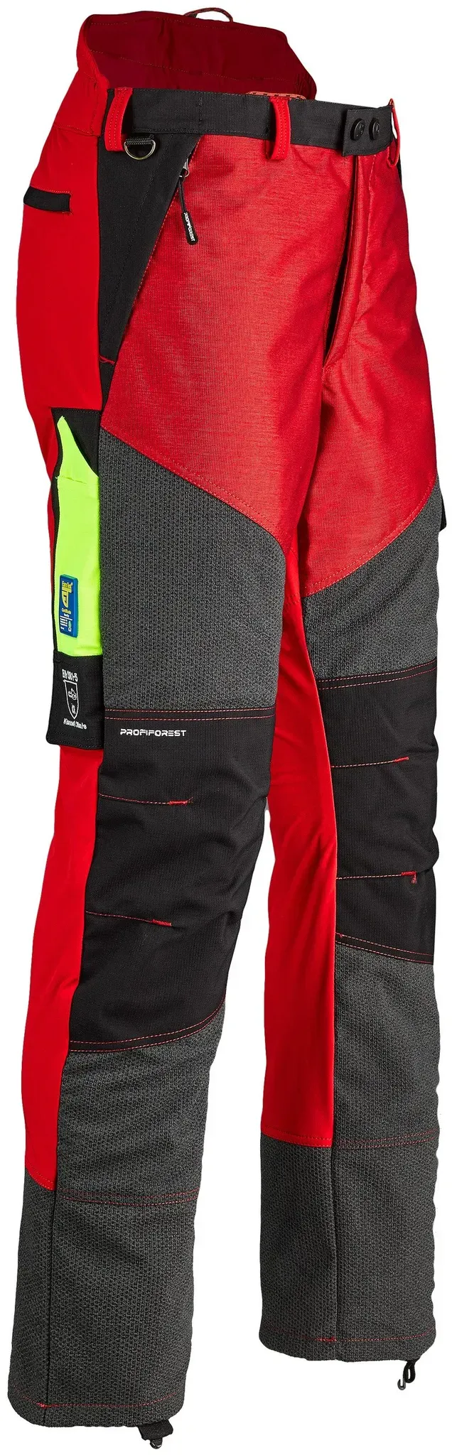 Profiforest Schnittschutz-Bundhose mit Kevlar II, rot, 4XL