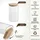 gouveo Vorratsglas eckig 500 ml 6 St.