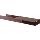 Muuto Folded Platform Wandregal, 62 x 5 cm, deep red